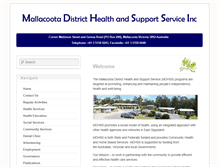 Tablet Screenshot of mallacoota.org.au